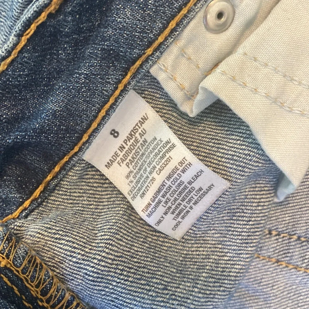 3 pair Aeropostale midi jean shorts - Picture 3 of 8